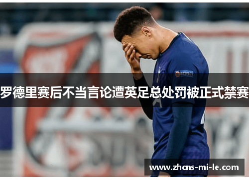 罗德里赛后不当言论遭英足总处罚被正式禁赛 罗德里赛后不当言论遭英足总处罚被正式禁赛