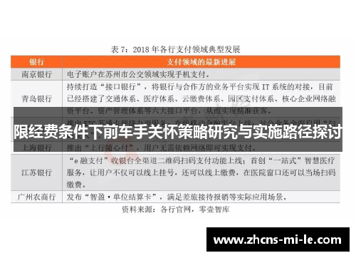 限经费条件下前车手关怀策略研究与实施路径探讨